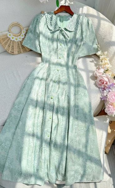 Đầm Tơ Hàn Thiết Kế TuTu Store Phù Hợp Đi Chơi Dành Cho Nữ - Mã D1283