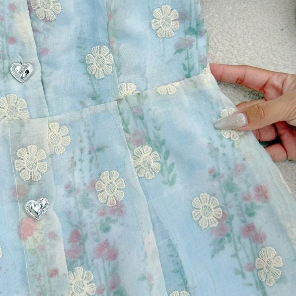 Đầm Kate Thêu Thiết Kế TuTu Store Phù Hợp Đi Chơi Dành Cho Nữ - Mã D1274