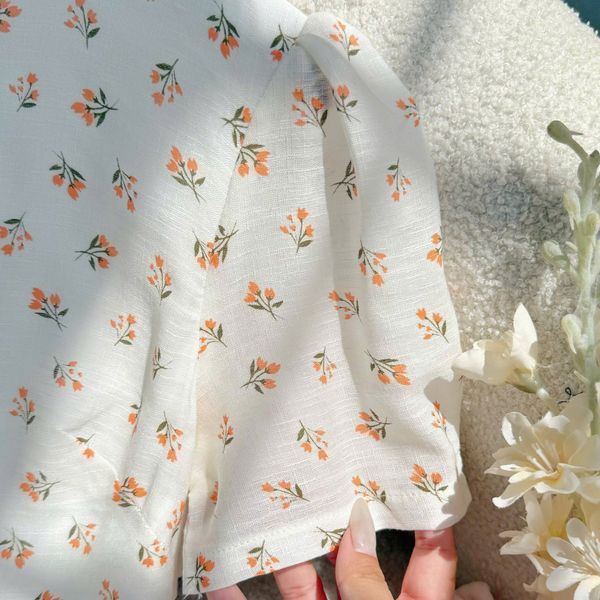 Đầm Linen Gân Thiết Kế TuTu Store Phù Hợp Đi Chơi Dành Cho Nữ - Mã D1290