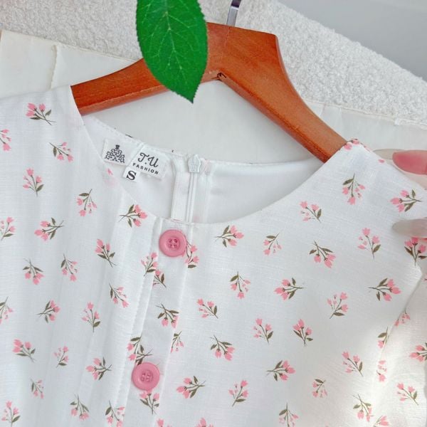 Đầm Linen Gân Thiết Kế TuTu Store Phù Hợp Đi Chơi Dành Cho Nữ - Mã D1290
