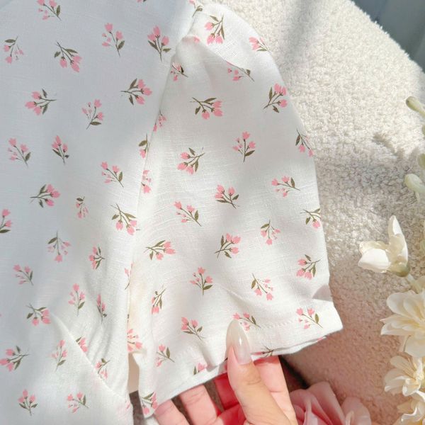 Đầm Linen Gân Thiết Kế TuTu Store Phù Hợp Đi Chơi Dành Cho Nữ - Mã D1290