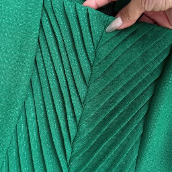 Đầm Linen Gân Thiết Kế TuTu Store Phù Hợp Đi Làm Dành Cho Nữ - Mã D1268