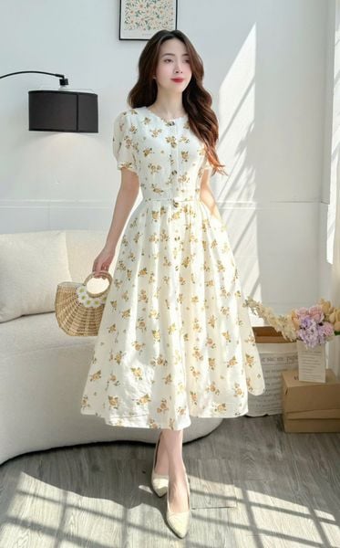 Đầm Kate Thêu Thiết Kế TuTu Store Phù Hợp Đi Làm Dành Cho Nữ - Mã D1295