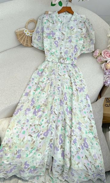 Đầm Voan Hàn Thiết Kế TuTu Store Phù Hợp Đi Chơi Dành Cho Nữ - Mã D1298
