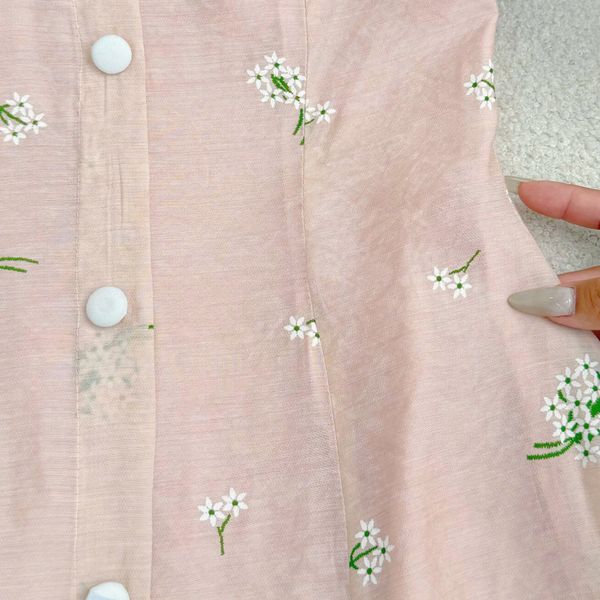 Đầm Tơ Linen Thiết Kế TuTu Store Phù Hợp Đi Chơi Dành Cho Nữ - Mã D1301