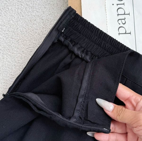 Quần Linen Cotton Thiết Kế TuTu Store Phù Hợp Đi Làm Dành Cho Nữ - Mã QS612