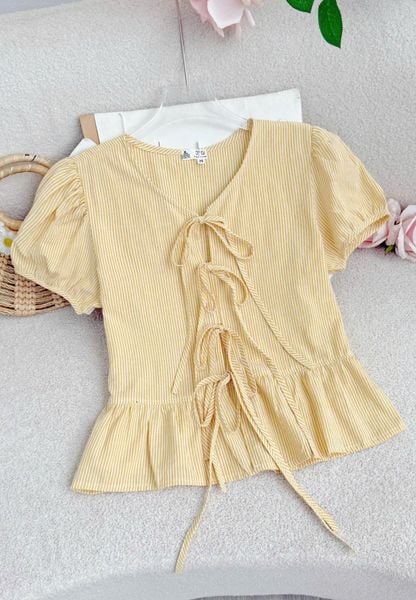 Áo Xô Linen Thiết Kế TuTu Store Phù Hợp Đi Làm Dành Cho Nữ - Mã AS612
