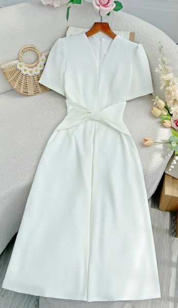 Đầm Cotton Hàn Thiết Kế TuTu Store Phù Hợp Đi Làm Dành Cho Nữ - Mã D1302