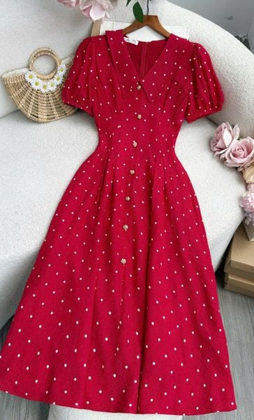Đầm Xô Tăm Thiết Kế TuTu Store Phù Hợp Đi Chơi Dành Cho Nữ - Mã D1309