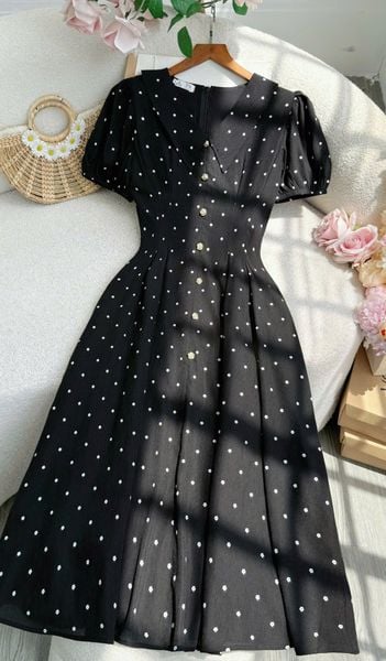 Đầm Xô Tăm Thiết Kế TuTu Store Phù Hợp Đi Chơi Dành Cho Nữ - Mã D1309