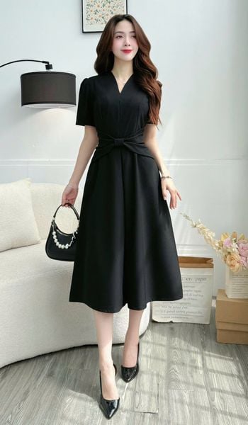 Đầm Cotton Hàn Thiết Kế TuTu Store Phù Hợp Đi Làm Dành Cho Nữ - Mã D1302