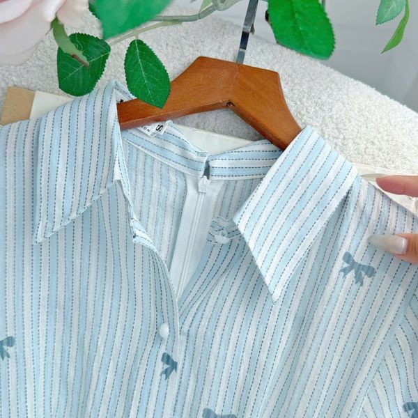 Đầm Linen Gân Thiết Kế TuTu Store Phù Hợp Đi Chơi Dành Cho Nữ - Mã D1281