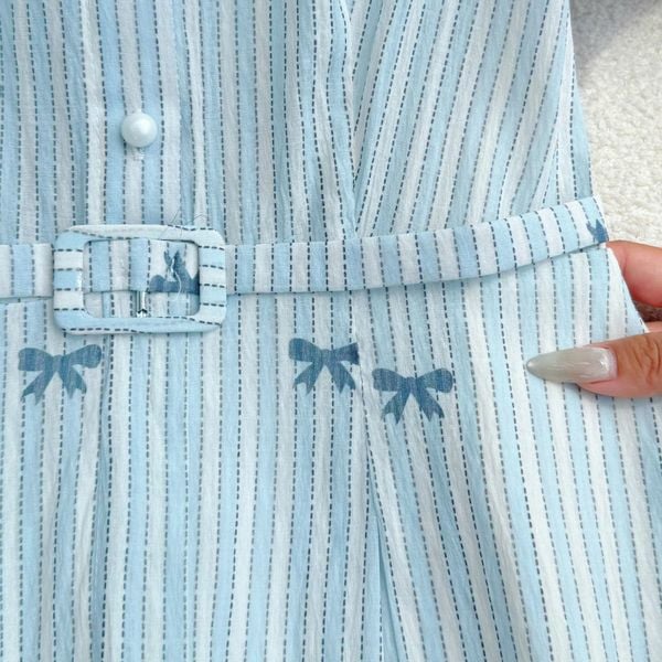 Đầm Linen Gân Thiết Kế TuTu Store Phù Hợp Đi Chơi Dành Cho Nữ - Mã D1281