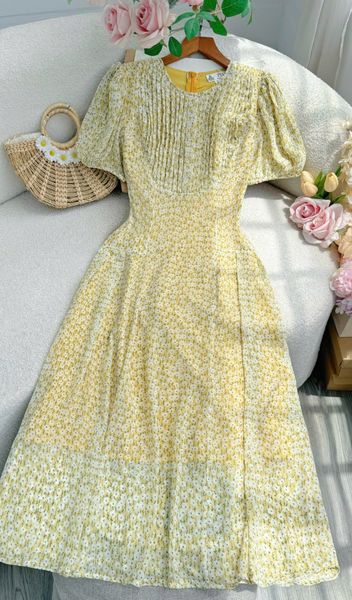 Đầm Voan Hàn Thiết Kế TuTu Store Phù Hợp Đi Chơi Dành Cho Nữ - Mã D1296