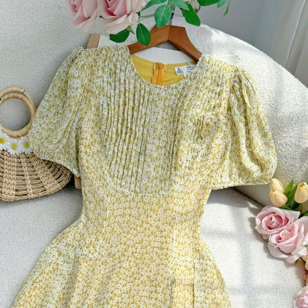 Đầm Voan Hàn Thiết Kế TuTu Store Phù Hợp Đi Chơi Dành Cho Nữ - Mã D1296