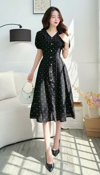 Đầm Xô Tăm Thiết Kế TuTu Store Phù Hợp Đi Chơi Dành Cho Nữ - Mã D1309