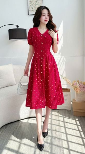 Đầm Xô Tăm Thiết Kế TuTu Store Phù Hợp Đi Chơi Dành Cho Nữ - Mã D1309