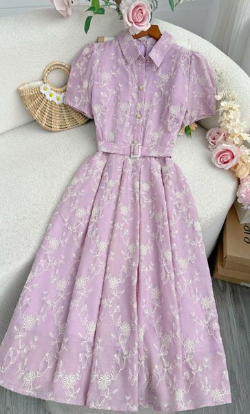 Đầm Kate Thêu Thiết Kế TuTu Store Phù Hợp Đi Chơi Dành Cho Nữ - Mã D1300