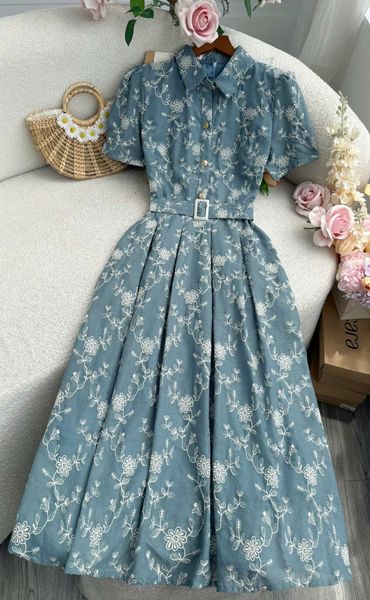 Đầm Kate Thêu Thiết Kế TuTu Store Phù Hợp Đi Chơi Dành Cho Nữ - Mã D1300