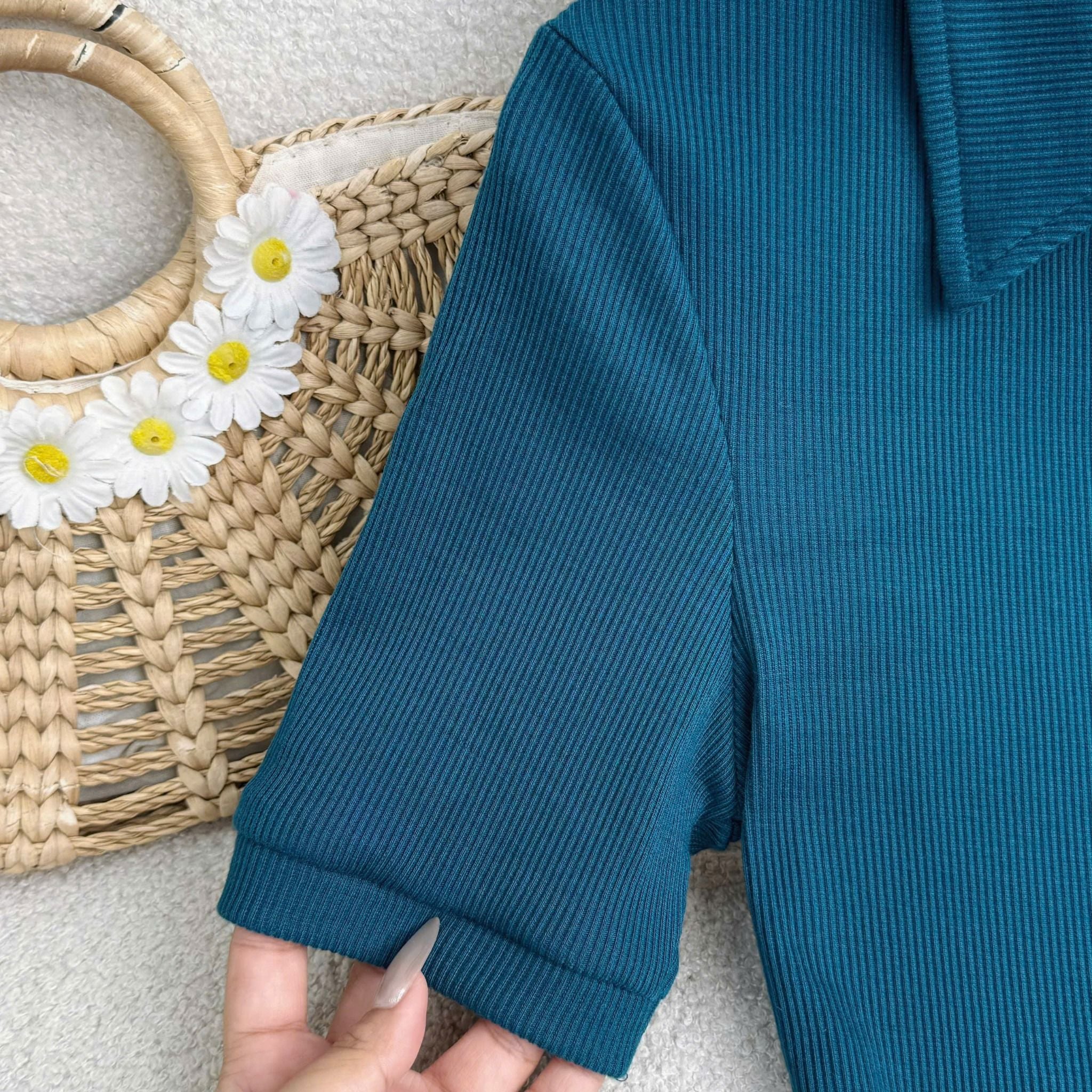 Áo Thun Sọc Ý Thiết Kế TuTu Store Phù Hợp Đi Làm Dành Cho Nữ - Mã AS613