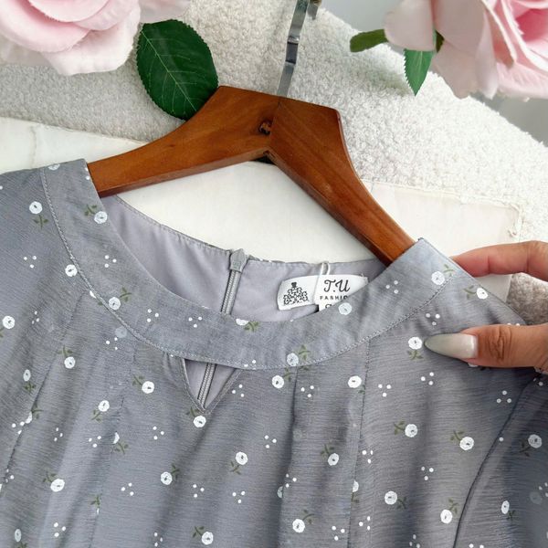 Đầm Tơ Nén Thiết Kế TuTu Store Phù Hợp Đi Chơi Dành Cho Nữ - Mã D1308