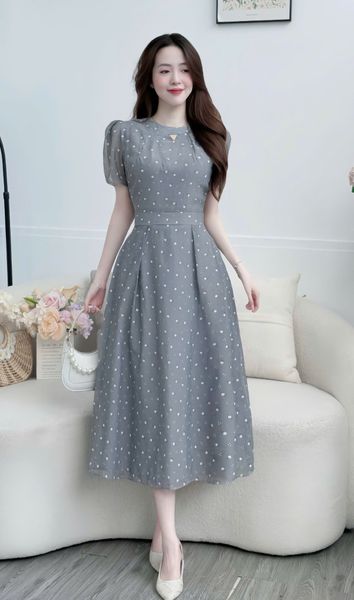 Đầm Tơ Nén Thiết Kế TuTu Store Phù Hợp Đi Chơi Dành Cho Nữ - Mã D1308
