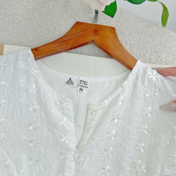 Đầm Tơ Thêu Thiết Kế TuTu Store Phù Hợp Đi Làm Dành Cho Nữ - Mã D1320