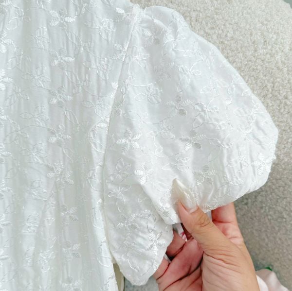 Đầm Tơ Thêu Thiết Kế TuTu Store Phù Hợp Đi Làm Dành Cho Nữ - Mã D1320