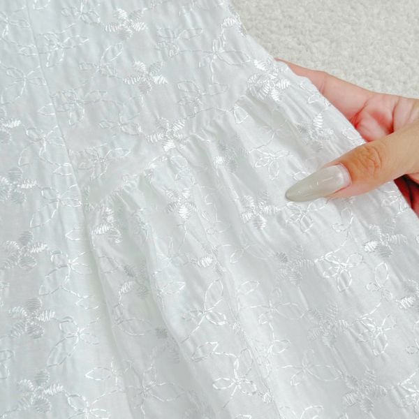 Đầm Tơ Thêu Thiết Kế TuTu Store Phù Hợp Đi Làm Dành Cho Nữ - Mã D1320