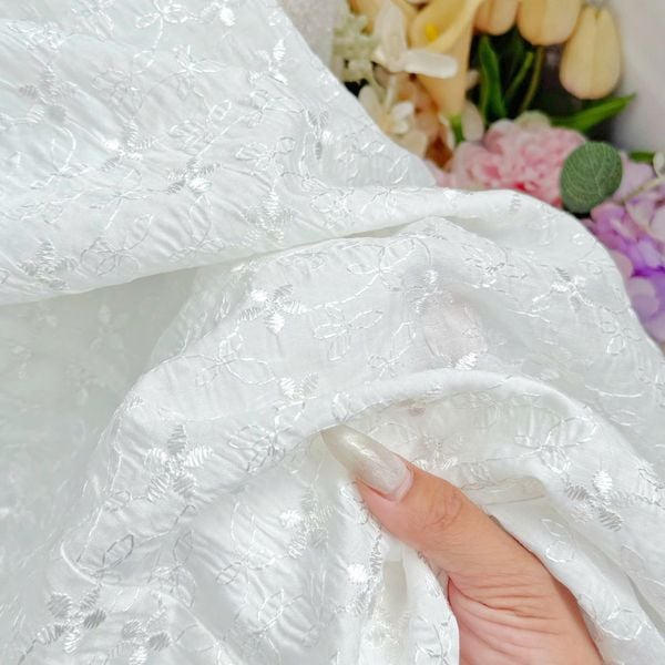 Đầm Tơ Thêu Thiết Kế TuTu Store Phù Hợp Đi Làm Dành Cho Nữ - Mã D1320