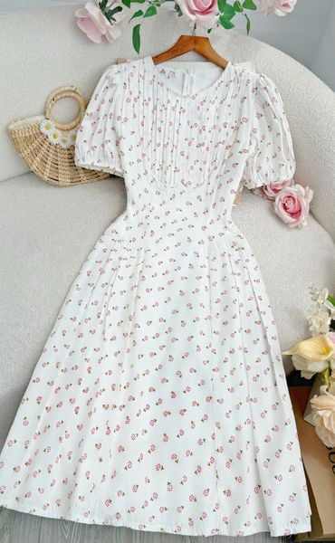 Đầm Hoa Xinh Thiết Kế TutuStore - Mã D570