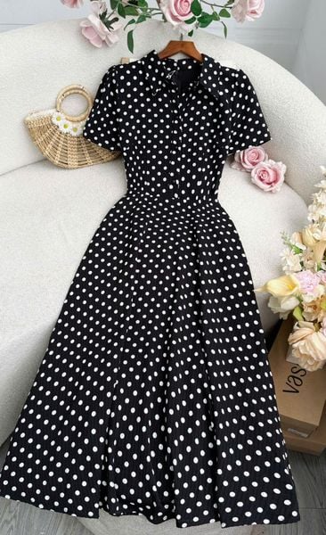 Đầm Xốp Thái Thiết Kế TuTu Store Phù Hợp Đi Làm Dành Cho Nữ - Mã D1307