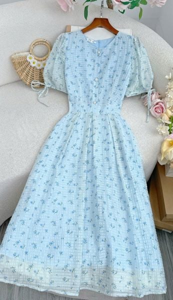 Đầm Tơ Linen Thiết Kế TuTu Store Phù Hợp Đi Chơi Dành Cho Nữ - Mã D1311
