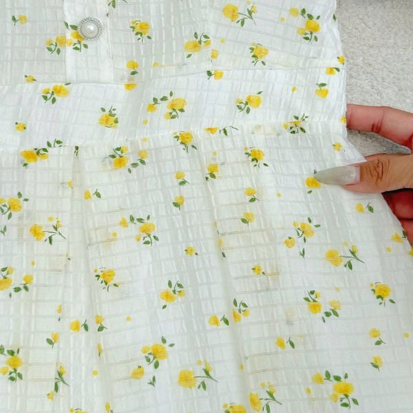Đầm Tơ Linen Thiết Kế TuTu Store Phù Hợp Đi Chơi Dành Cho Nữ - Mã D1311