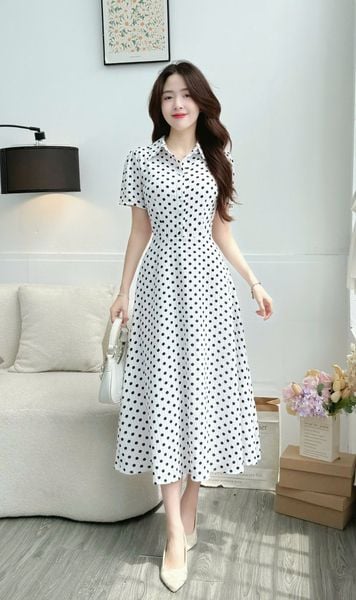 Đầm Xốp Thái Thiết Kế TuTu Store Phù Hợp Đi Làm Dành Cho Nữ - Mã D1307