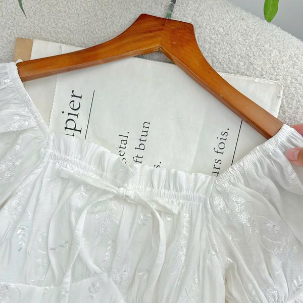 Đầm Tơ Thêu Thiết Kế TuTu Store Phù Hợp Đi Chơi Dành Cho Nữ - Mã D1343