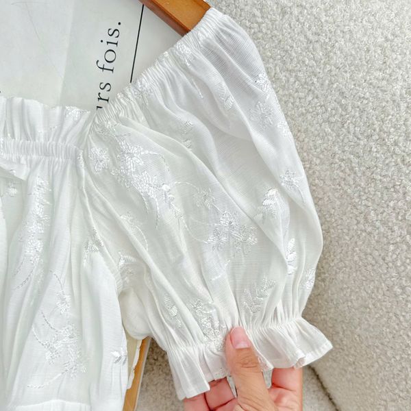 Đầm Tơ Thêu Thiết Kế TuTu Store Phù Hợp Đi Chơi Dành Cho Nữ - Mã D1343