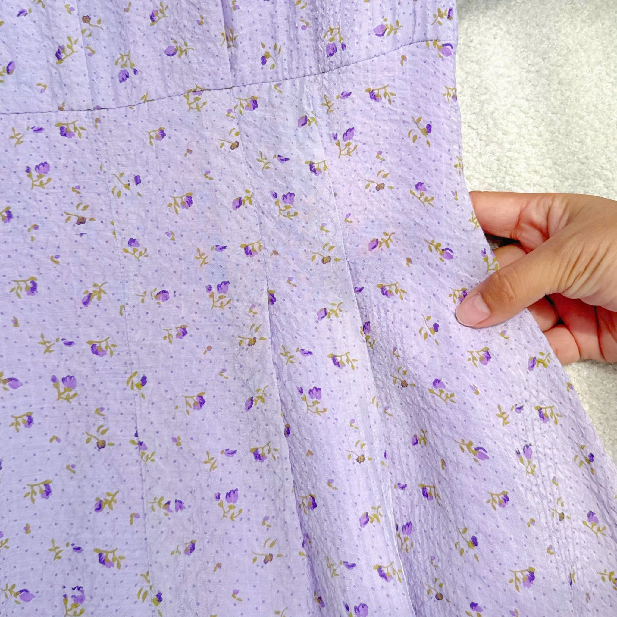 Đầm Voan Hạt Thiết Kế TuTu Store Phù Hợp Đi Làm Dành Cho Nữ - Mã D1341