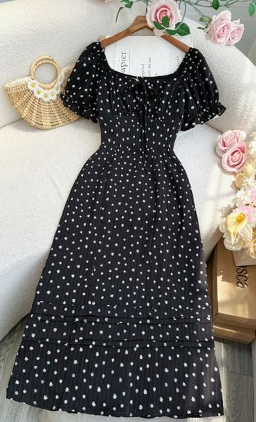 Đầm Voan Caro Thiết Kế TuTu Store Phù Hợp Đi Làm Dành Cho Nữ - Mã D1303