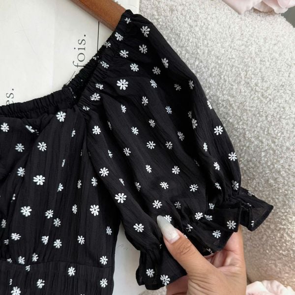 Đầm Voan Caro Thiết Kế TuTu Store Phù Hợp Đi Làm Dành Cho Nữ - Mã D1303