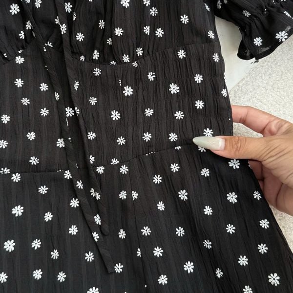 Đầm Voan Caro Thiết Kế TuTu Store Phù Hợp Đi Làm Dành Cho Nữ - Mã D1303