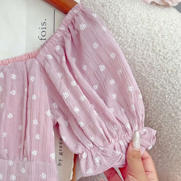 Đầm Voan Caro Thiết Kế TuTu Store Phù Hợp Đi Làm Dành Cho Nữ - Mã D1303