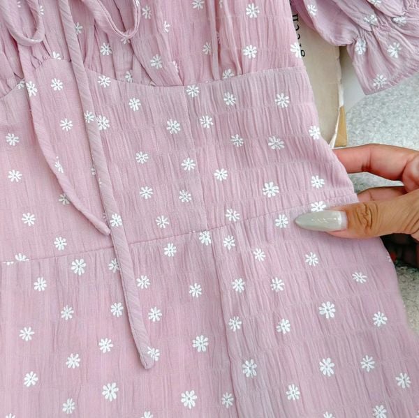 Đầm Voan Caro Thiết Kế TuTu Store Phù Hợp Đi Làm Dành Cho Nữ - Mã D1303