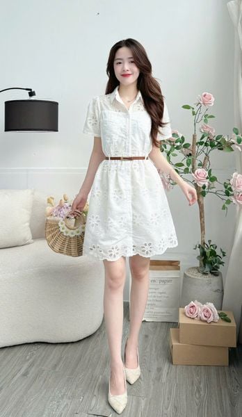 Đầm Kate Thêu Thiết Kế TuTu Store Phù Hợp Đi Chơi Dành Cho Nữ - Mã D1314