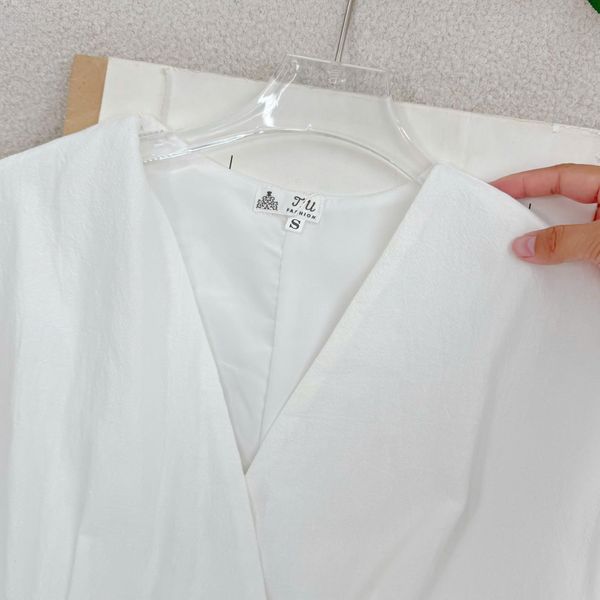 Áo Cotton Bột Thiết Kế TuTu Store Phù Hợp Đi Làm Dành Cho Nữ - Mã AS616