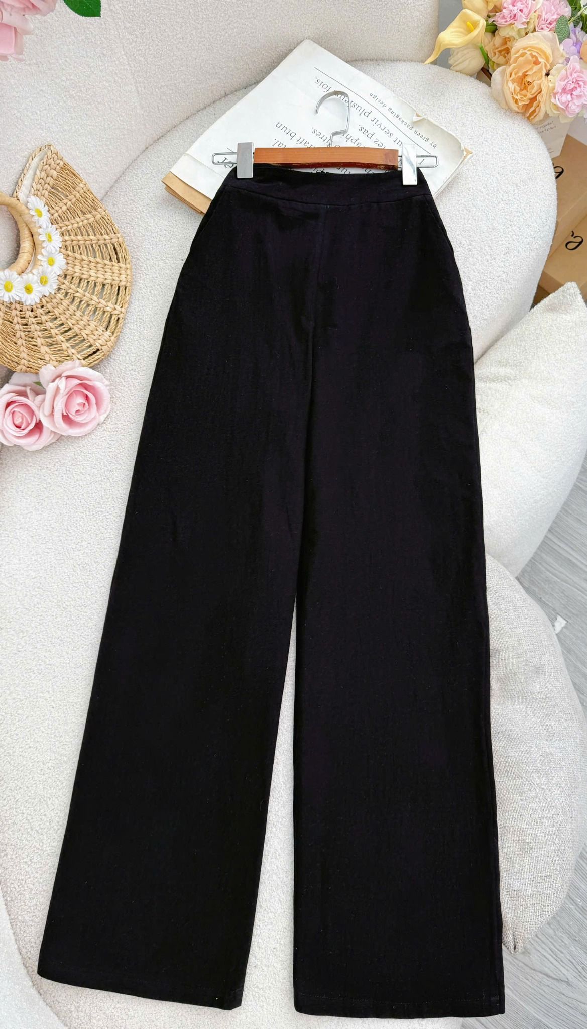 Quần Cotton Bột Thiết Kế TuTu Store Phù Hợp Đi Làm Dành Cho Nữ - Mã QS616