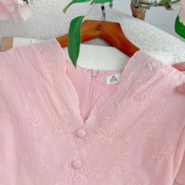 Đầm Kate Thêu Thiết Kế TuTu Store Phù Hợp Đi Chơi Dành Cho Nữ - Mã D1324
