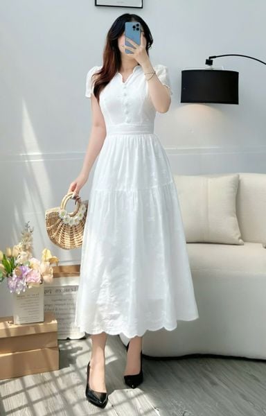 Đầm Kate Thêu Thiết Kế TuTu Store Phù Hợp Đi Chơi Dành Cho Nữ - Mã D1324
