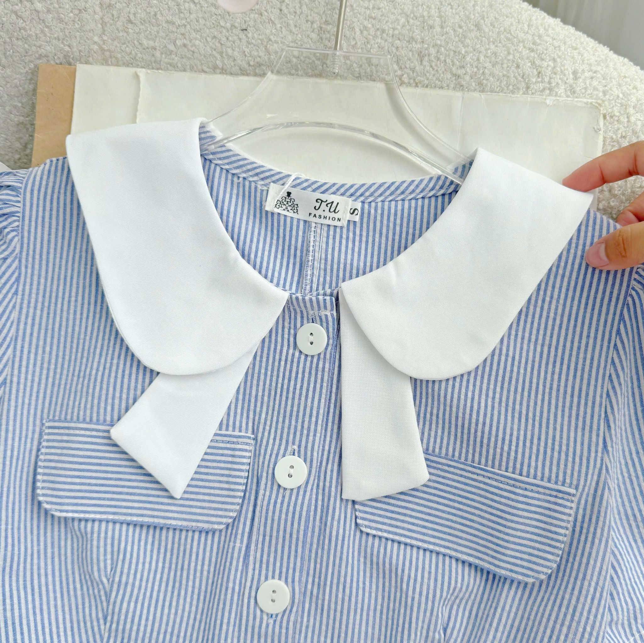 Áo Xô Linen Thiết Kế TuTu Store Phù Hợp Đi Chơi Dành Cho Nữ - Mã AS615