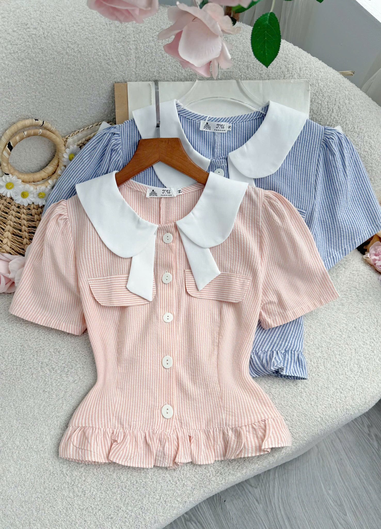 Áo Xô Linen Thiết Kế TuTu Store Phù Hợp Đi Chơi Dành Cho Nữ - Mã AS615